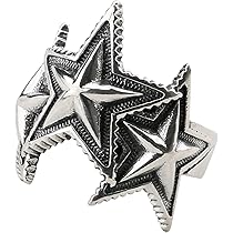 Amazon | [silver KYASYA]シルバー925素材 スターリング 星 指輪